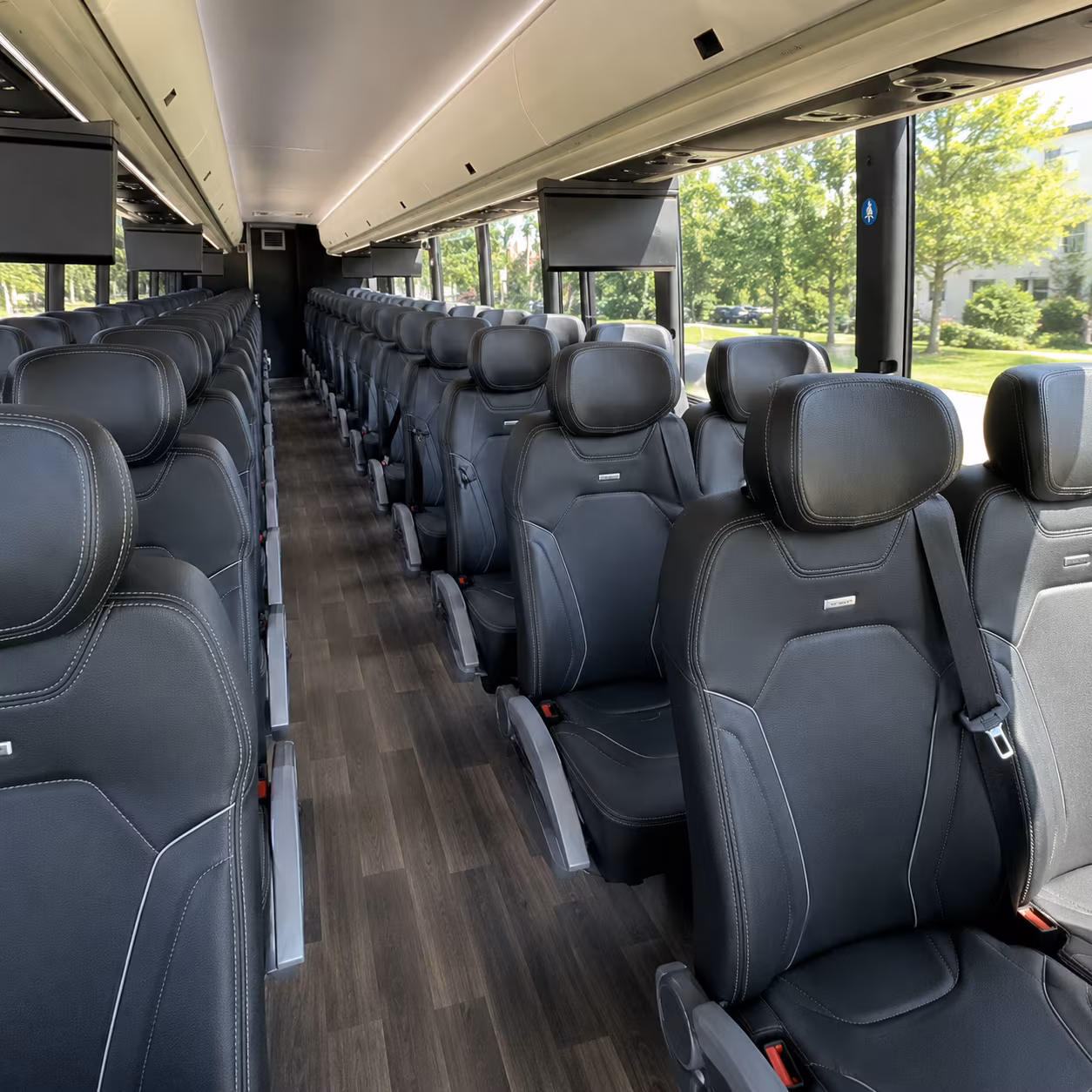 irving bus rental service area
